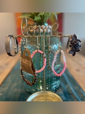 6 Bracelet Lot, Assorted Styles/Colors